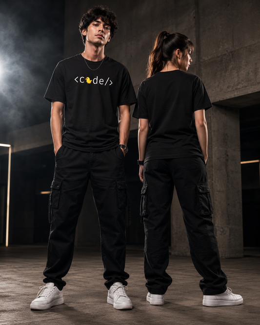 Code Crew Printed T-Shirt (180 GSM)
