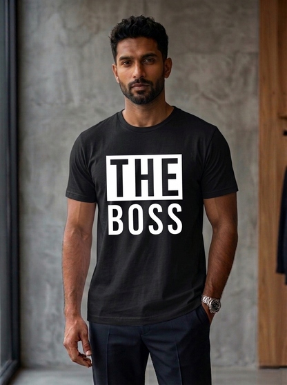 Boss Couple  T-Shirt (180 GSM)
