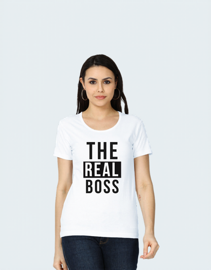 Boss Couple  T-Shirt (180 GSM)