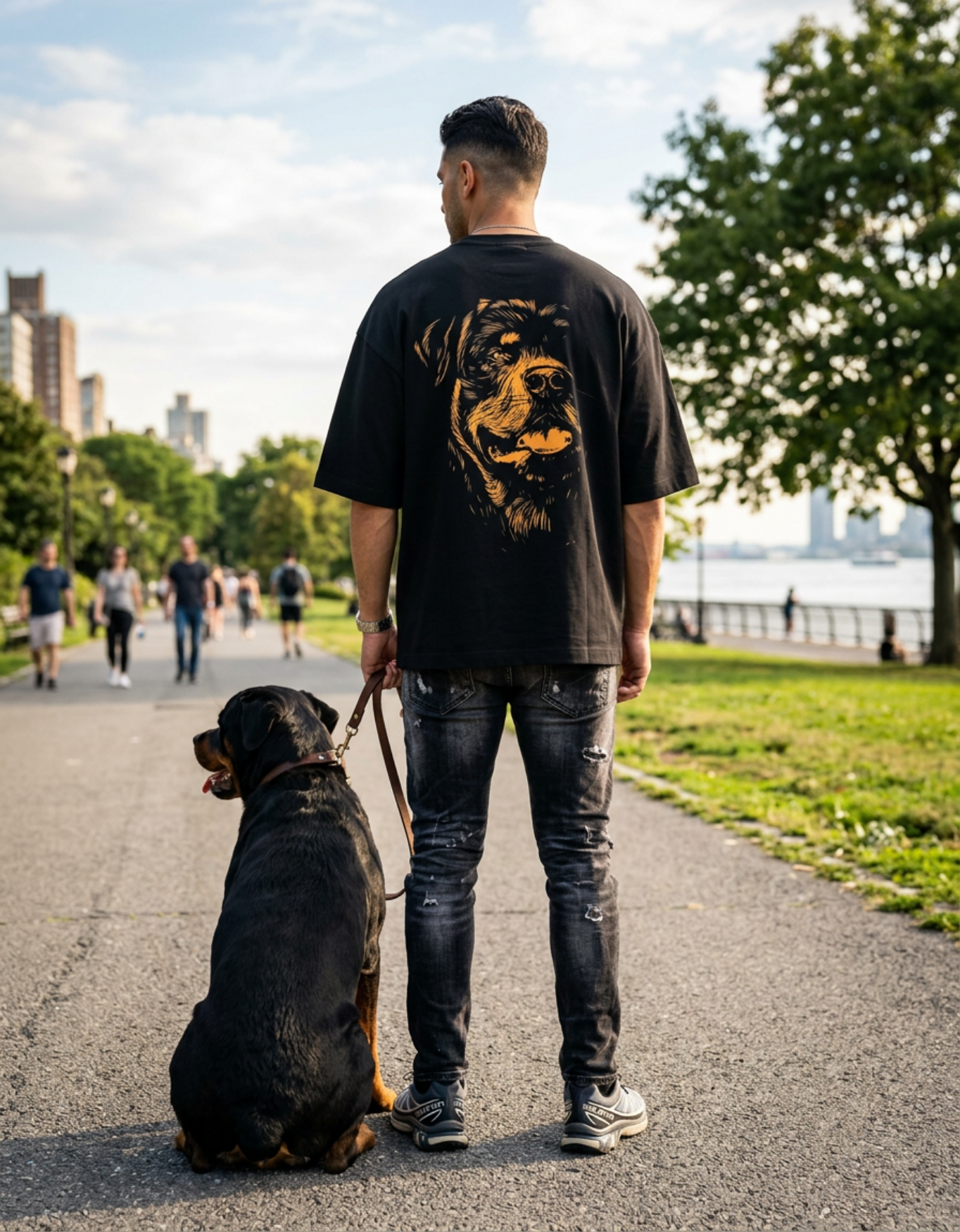 Thug Life Oversized Printed T-Shirt (260 GSM)