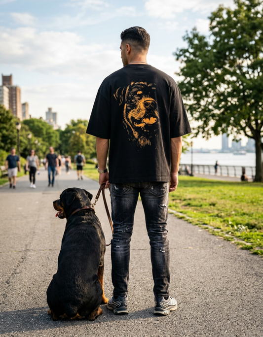 Thug Life Oversized Printed T-Shirt (260 GSM)